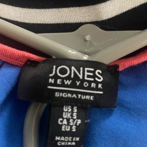 Navy blue striped shirt